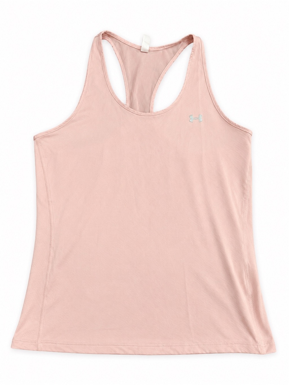 Under Armour HeatGear Pink Racerback Athletic Tank Top Women’s Medium Blush